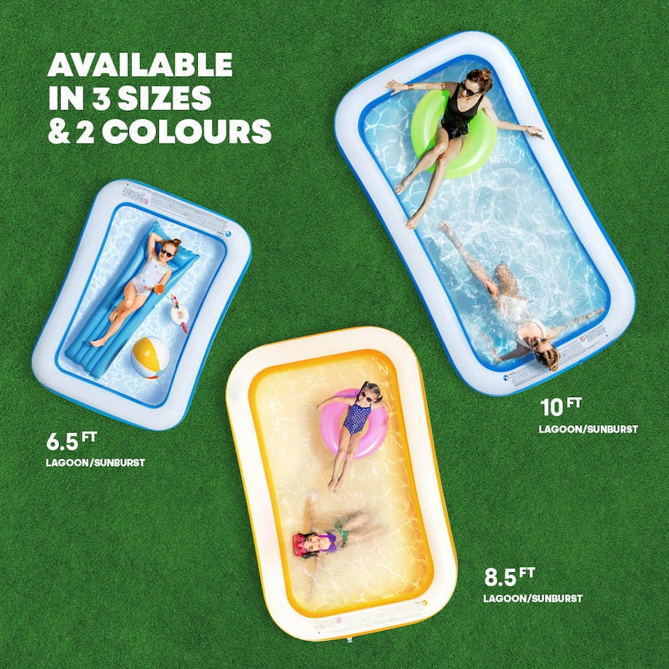 image 1 of Sunburst Inflatable Paddling Pool 10ft