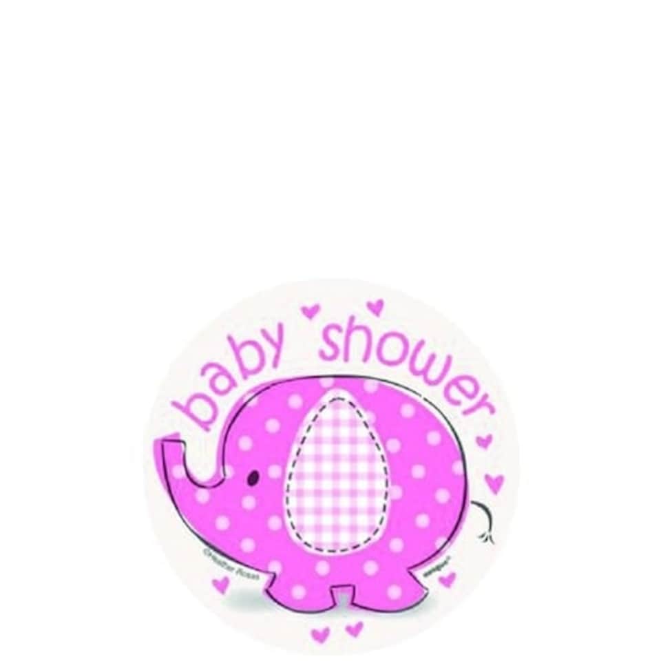 Pink Umbrellaphants Mini Cutouts - Pack of 8