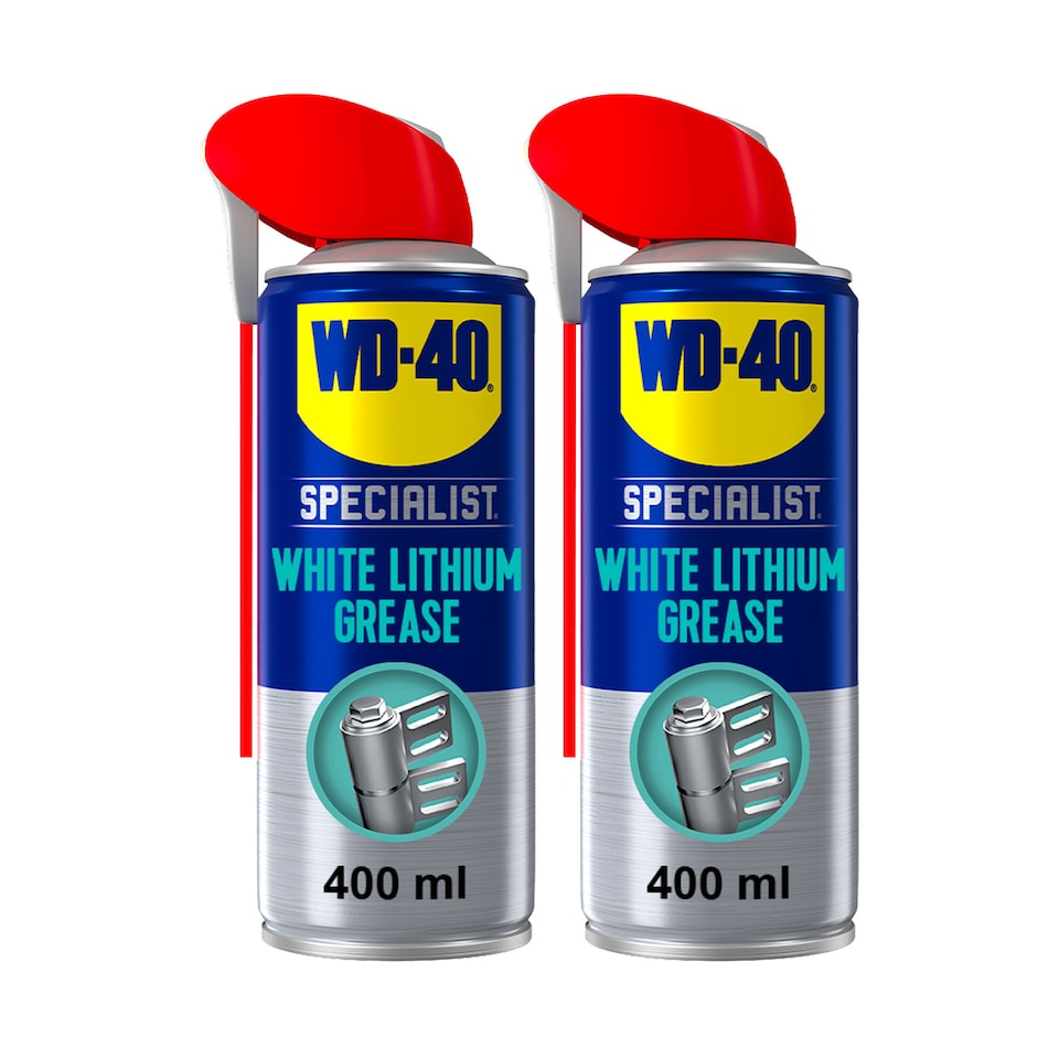 image 1 of WD-40 Specialist White Lithium Grease 400ml All-Weather Protection, 2 Pack