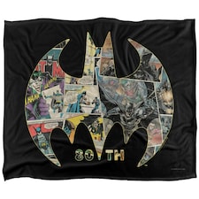 Batman Comic Strip 80th Blanket - Multicoloured - One Size