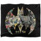 image 1 of Batman Comic Strip 80th Blanket - Multicoloured - One Size