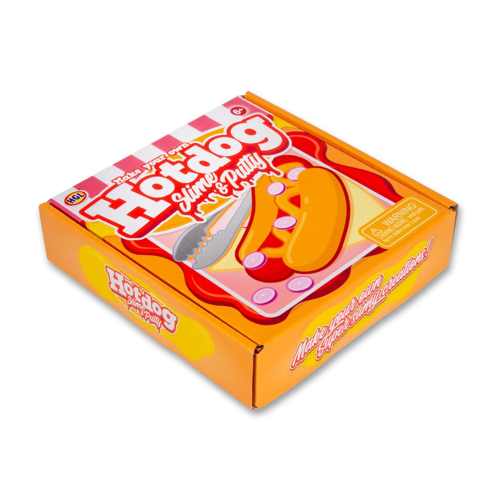 image 1 of Make Your Own Hot Dog Slime and Putty Set