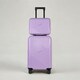 image 1 of 2 Piece Hard Shell Luggage Suitcase Set | Strap On Vanity Case + 20’ inch Small Cabin Suitcase