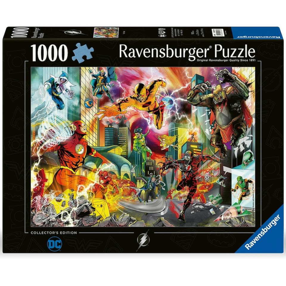 image 1 of Ravensburger DC Collector's Edition The Flash 1000 Piece Jigsaw Puzzle