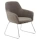 image 2 of Interiors by Premier Grey Velvet Chair, Ocassional Chair, Easy to Assemble Borg Chair, Comfy Office Chair