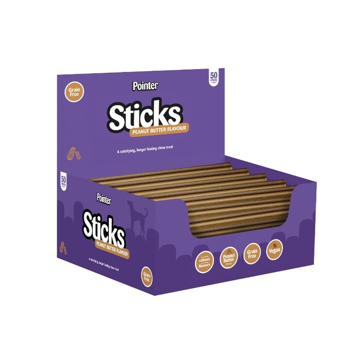Pointer Peanut Butter Flavoured Sticks - Pack Of 50