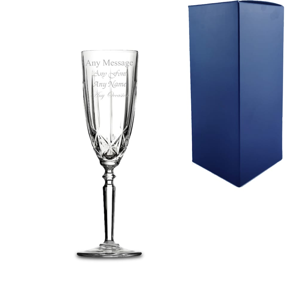 image 1 of Personalised Engraved Orchestra Champagne Flute 7oz Birthday