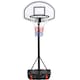 image 1 of Yaheetech 1.9-2.5M Height-Adjustable Basketball Hoop System Black