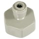 image 4 of SPARES2GO Female Adaptor 1/4" Push Fit x 3/4" BSP for American Fridge Freezer Water Pipe (Pack of 1)