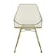 image 1 of Ellis Accent Dining Chair Gold Metal