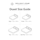 image 8 of Opulent Home Striped 15 Tog Microfiber Winter Duvet and Pillow Set|White|Super King