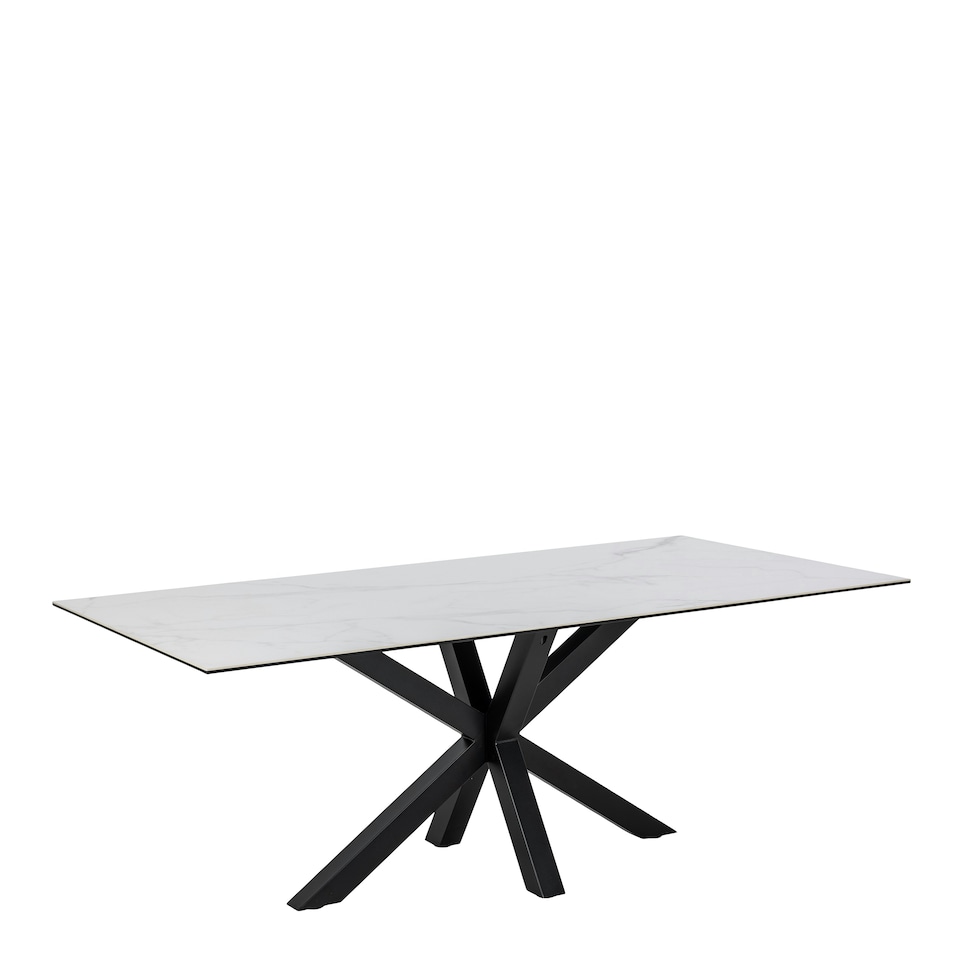 image 1 of Heaven Dining Table with Ceramic White Top