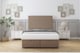image 1 of Sloomy Manhattan Mink Plush Ottoman Bed With Mattress With 26" Strutted Headboard 4'6 Double