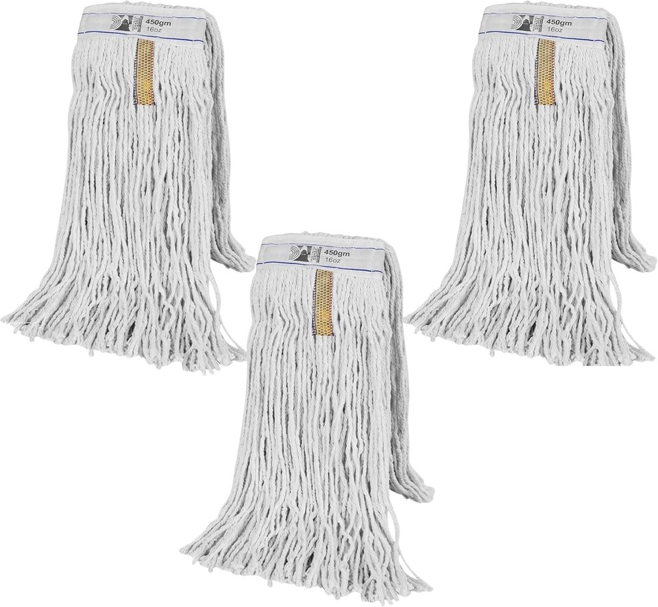 image 1 of Kentucky Mop Heads 16oz Cotton Replacement Heavy Duty Cleaning