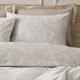 image 2 of Bridgerton By Catherine Lansfield Regal Birds Soft Velvet Duvet Cover Set Natural Cream | Natural | Single