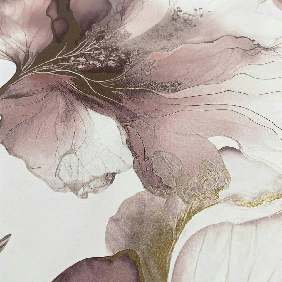 image 1 of Elysian Floral Pink Wallpaper Pink
