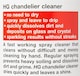 image 5 of H G Chandelier Cleaner 500Ml