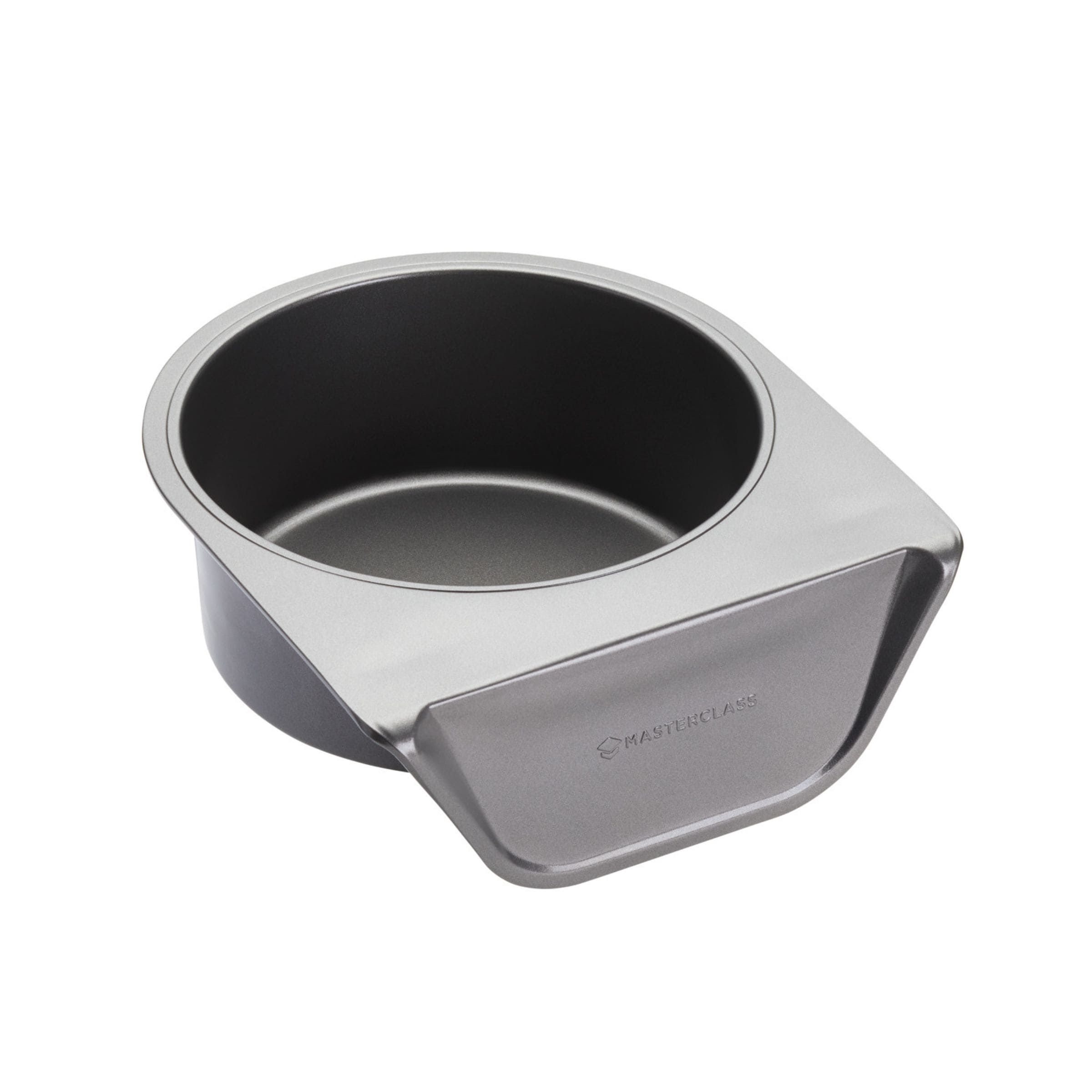 MasterClass Smart Stack Non-Stick Round Cake Tin, Carbon Steel, 21.5cm in Grey