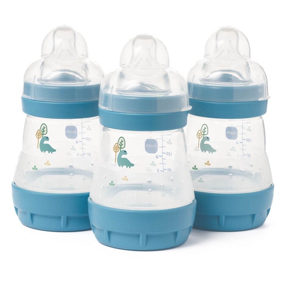 image 1 of MAM Easy Start Anti-Colic Bottle Blue 160ml 3Pk