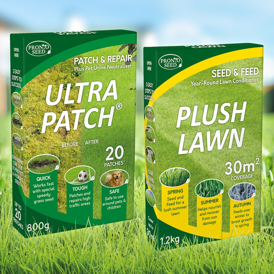 image 1 of Pronto Seed Repair & Restore Lawn Bundle - Grass Seed, Patch Repair & Lawn Feed | Multi | 1