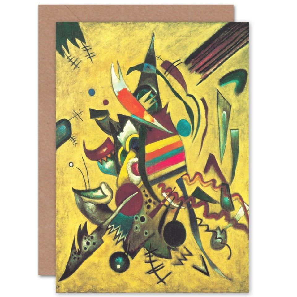 image 1 of Wassily Kandinsky Points 1920 Abstract Painting Art Card
