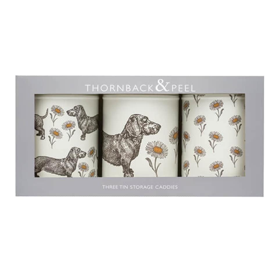 image 1 of Thornback & Peel Dog & Daisy Set 3 Caddies