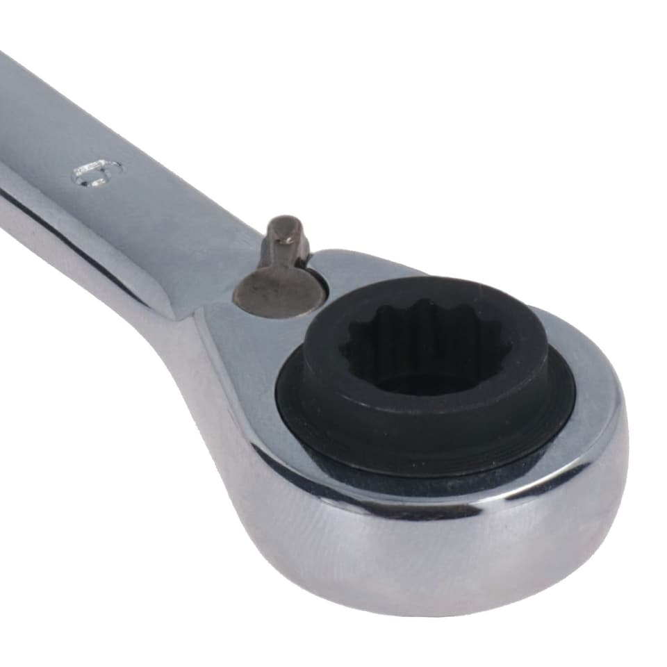 image 1 of 4 in 1 Double Ended Reversible Ratchet Spanner 8mm 9mm 10mm 11mm 72 Teeth