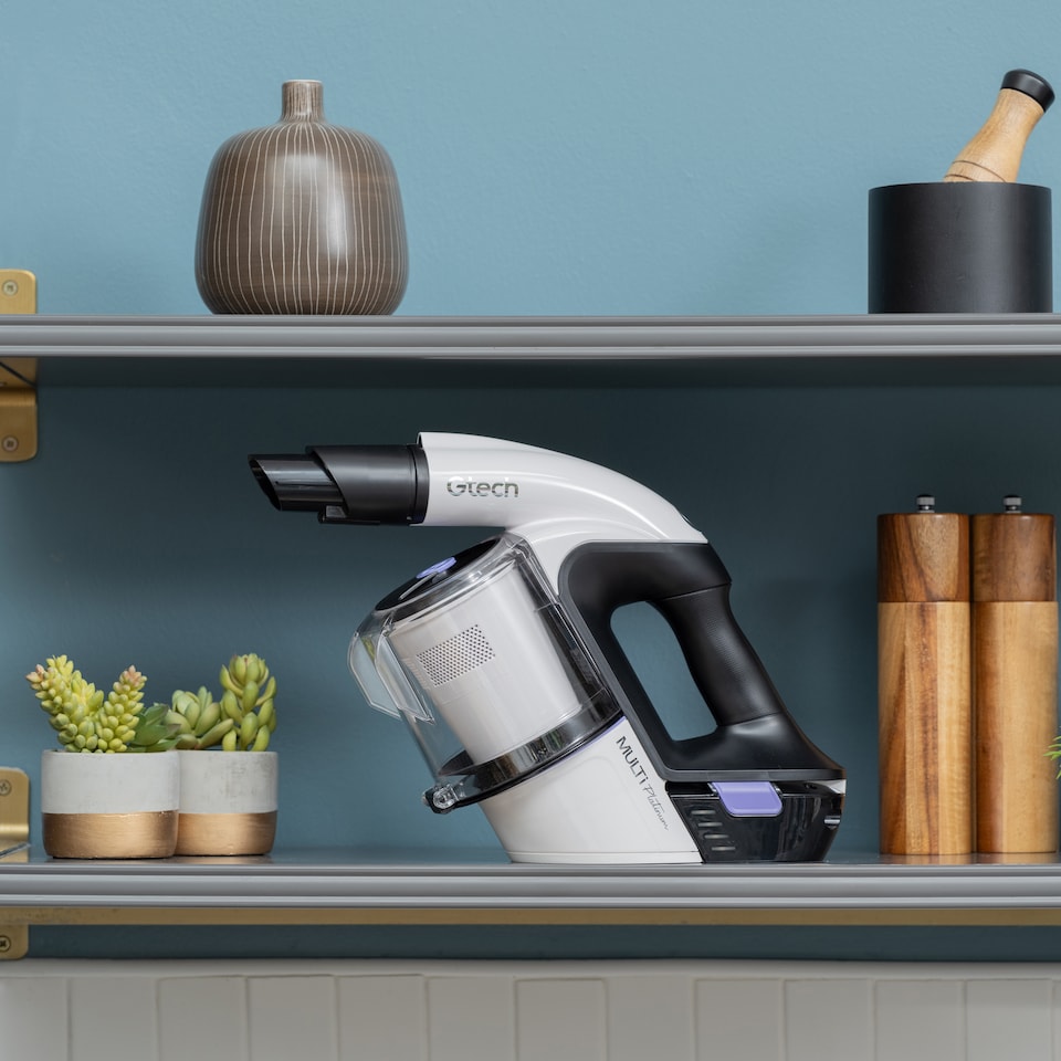 image 1 of Gtech AirRam 3 Plus Upright and Multi Platinum Handheld Vacuum Bundle