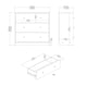 image 10 of May Chest of 3 Drawers in White