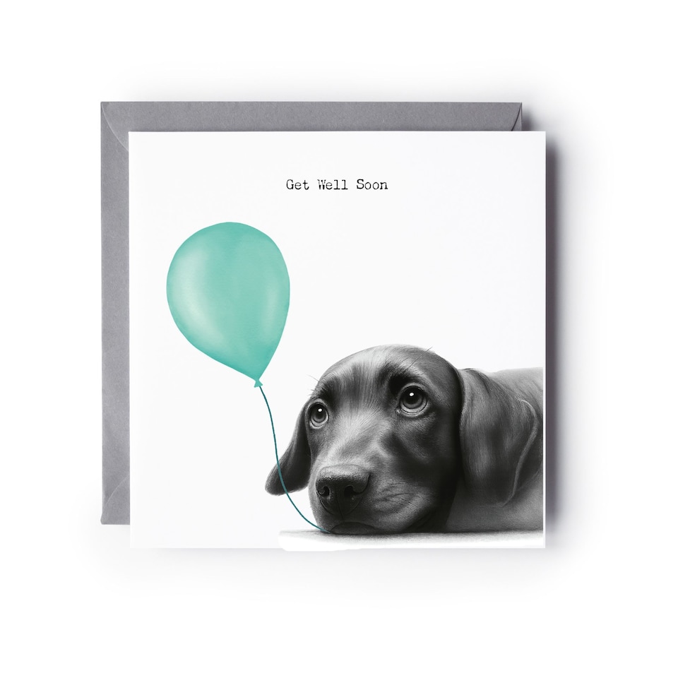 image 1 of Get Well Soon Labrador Card