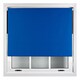 image 1 of FURNISHED Roller Blind Blackout Easy Fit Trimmable Insulated UV Protection with Metal Fittings | Blue | Blue