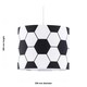 image 5 of Footie - Black and White Football Pendant Shade Black
