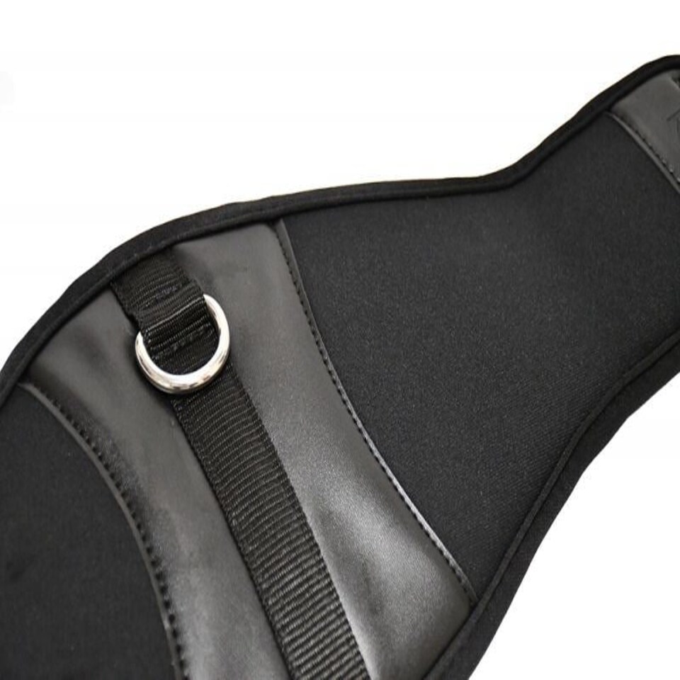 image 1 of Rhinegold Shaped Memory Foam Girth Black | Size: 38 Inch
Colour: Black