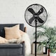 image 5 of Igenix DF1660BL Pedestal Fan, 16 Inch, Oscillating, 3 Speeds