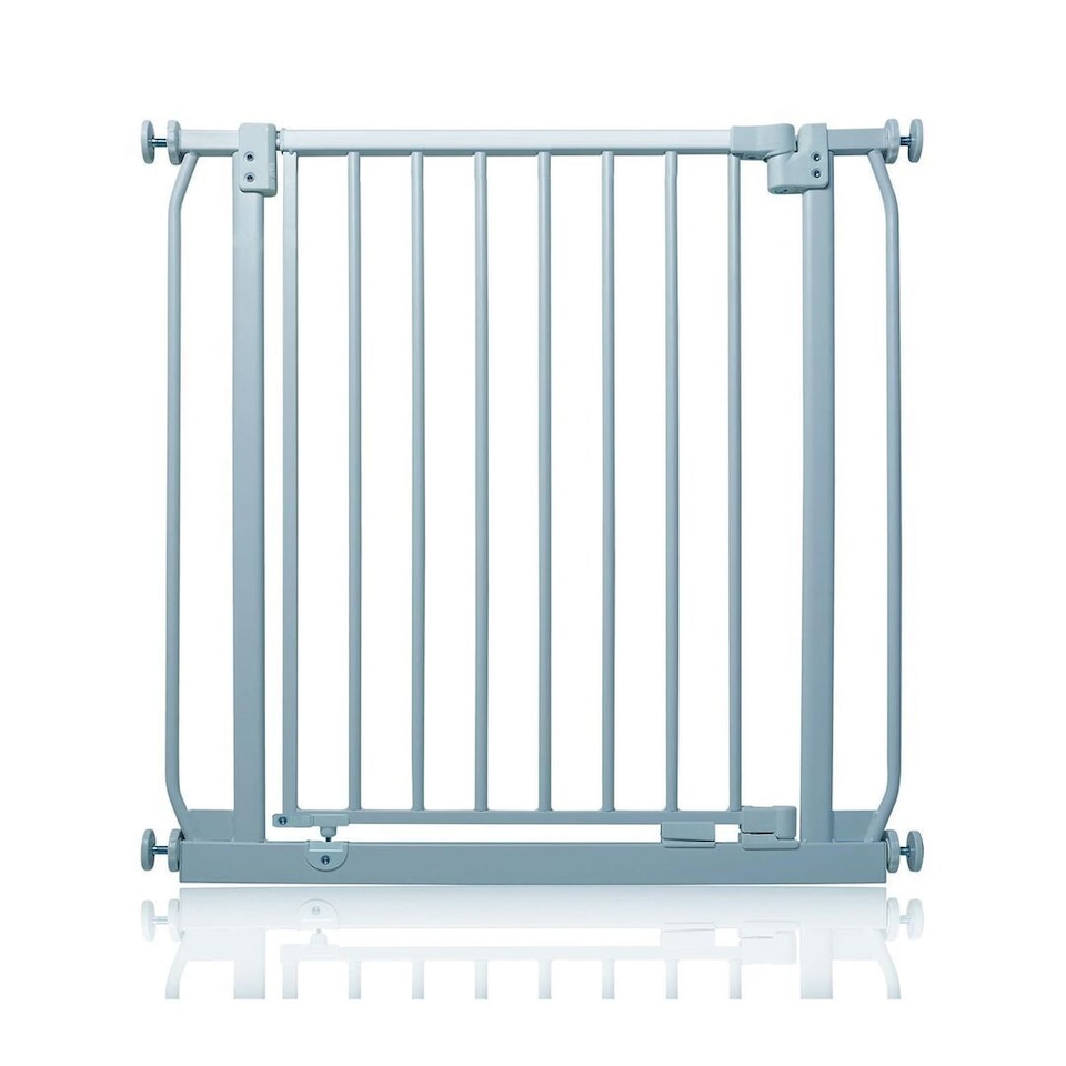 image 1 of Safetots Elite Pressure Safety Gate, 71cm - 80cm, Matt Grey, Pressure Fit Stair Gate