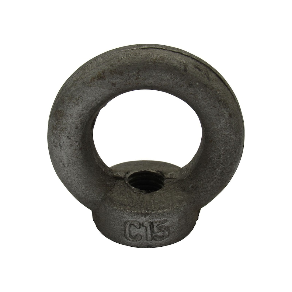 M56 Lifting Eye Nut - 56MM Self Colour Threaded Eyenut DIN582 11.5 Ton