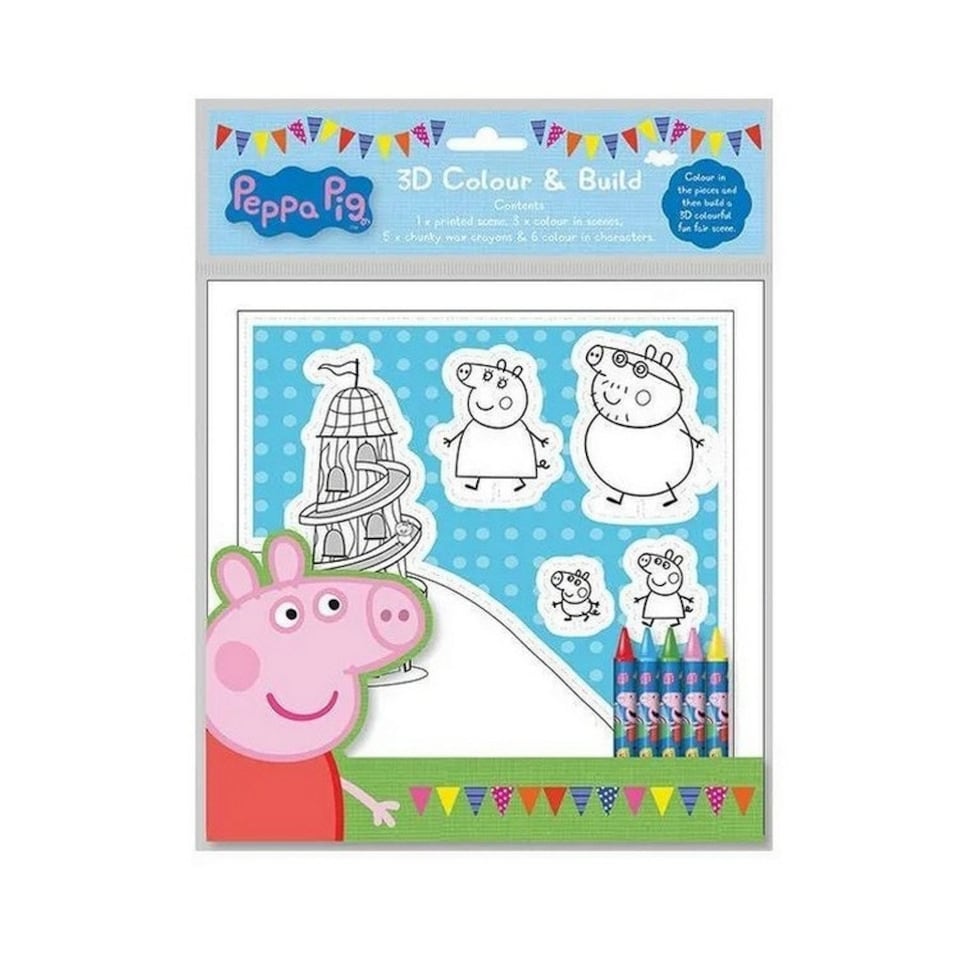 Peppa Pig 3D Craft Kit - Multicoloured - One Size