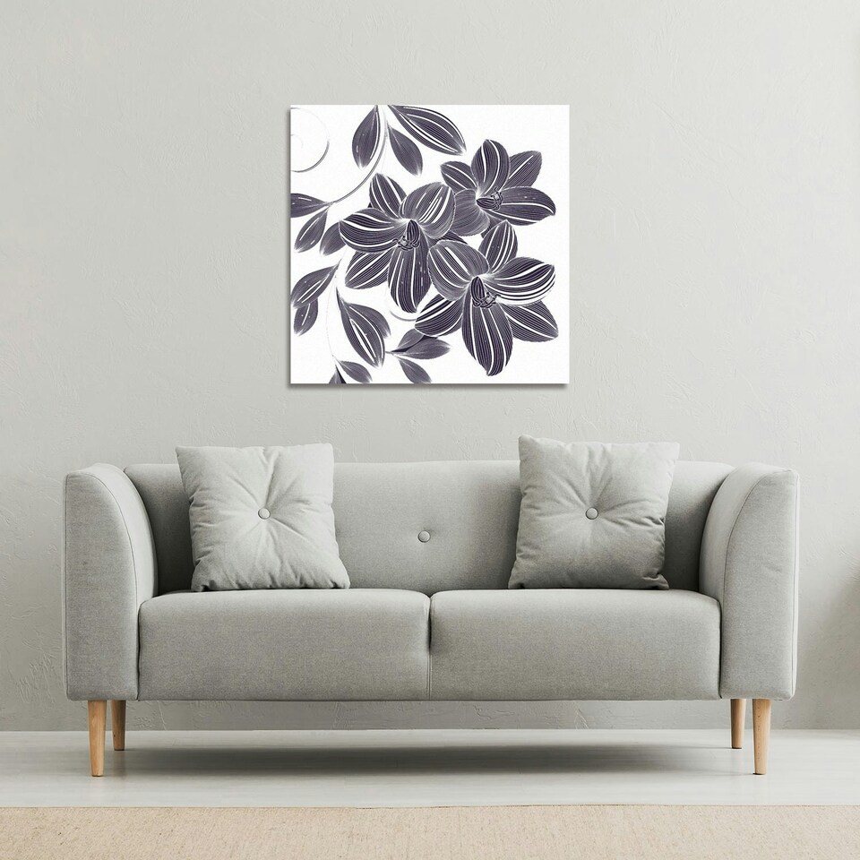 image 1 of Orchids (Canvas Print) 127 x 127 x 4cm
