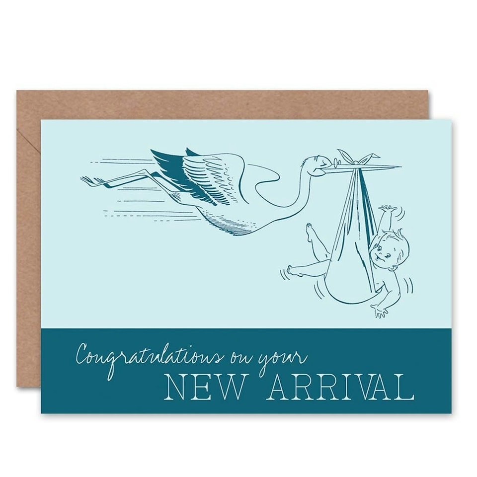 image 1 of Birth Celebrate New Arrival Boy Baby New Baby Card