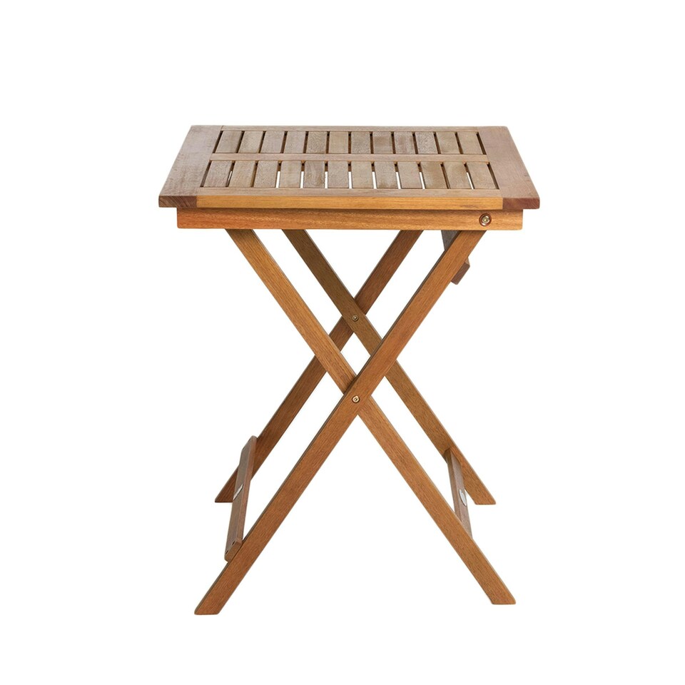 image 1 of Charles Bentley Wooden Square Foldable Table FSC Certified