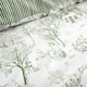 image 3 of Fusion Woodland Toile Duvet Cover Set Green