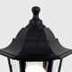 image 4 of ValueLights Black Outdoor Post Topper Light with 6W Warm White Bulb | Black