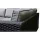 image 3 of DS Living Monica Black Rattan Garden Furniture 6 Seater + Fire Pit