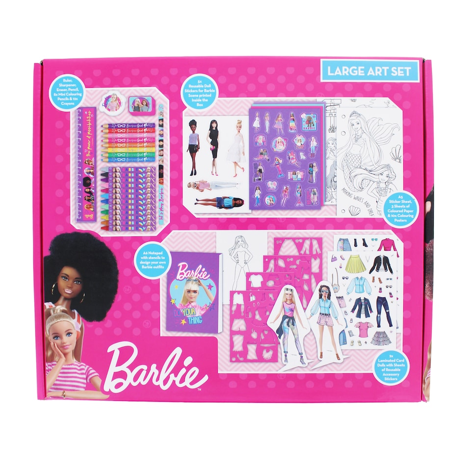 image 1 of Barbie Large Art Set