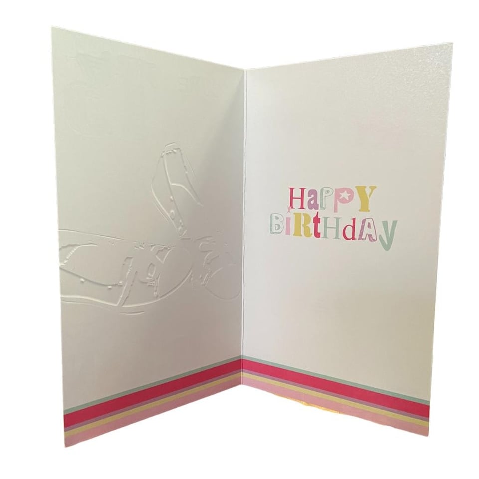 image 1 of Pink Shoes Design 13th Birthday Girl Card