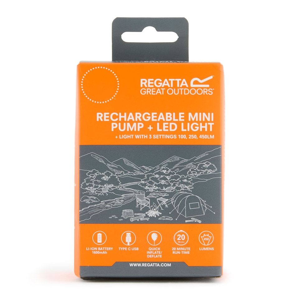 image 1 of Regatta Rechargeable Mini LED Pump