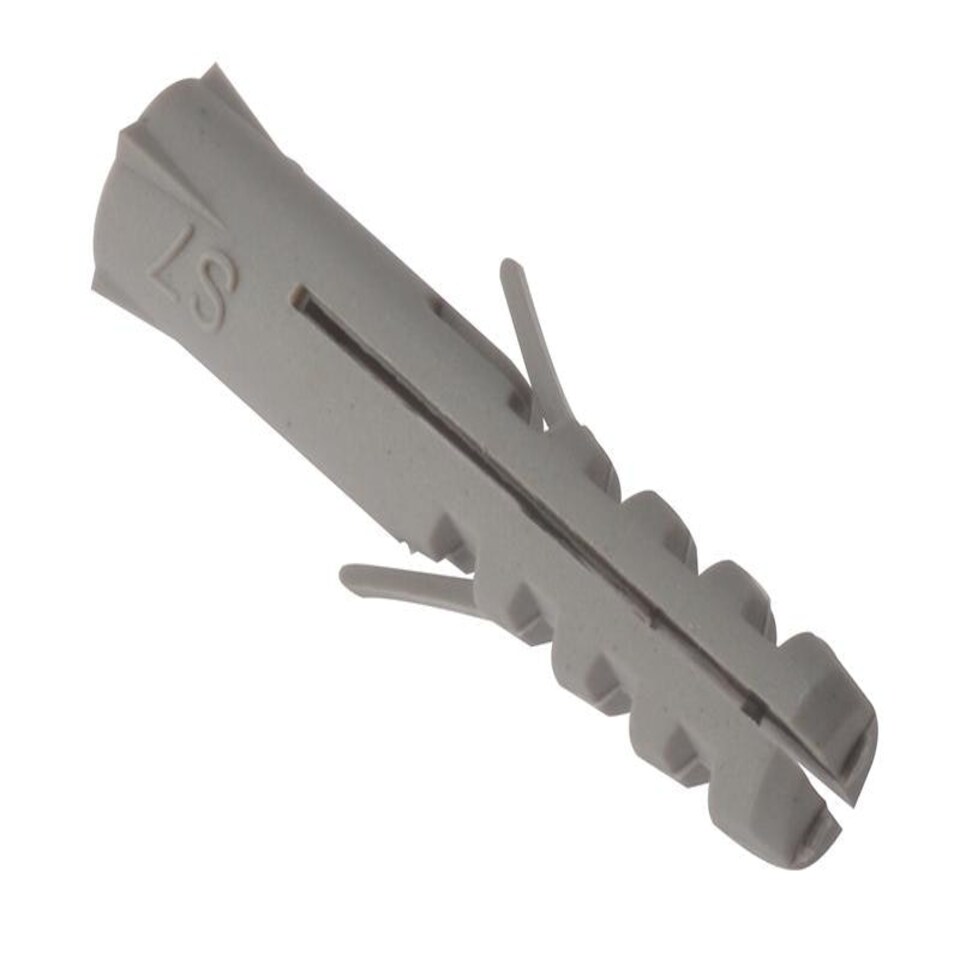 Forgefix Nylon Wall Plug Rimless M6 X 30Mm Bag 100