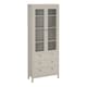 image 1 of Madrid China Cabinet 2 Glass Doors with 3 Drawers in Cashmere N/A