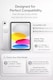 image 2 of KAV Case for iPad A16 11th Generation 11 Inch 2025 and iPad 10th Generation 10.9 Inch 2022 Slim Protective Smart Cover with Auto Sleep Wake Trifold Stand Lightweight Shockproof Tablet Case (Grey)