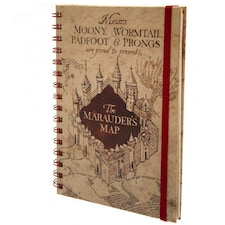 Harry Potter Marauders Map Notebook - Beige - One Size